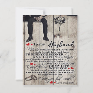 Cute Letter To Husband Lovely Gift Invitation