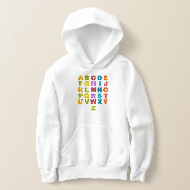 Cute Letters Funny Learning Alphabet Rainbow Colou (Laydown)