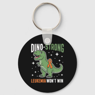 Cute Leukaemia Dino Strong T-rex Kids Dinosaur Blo Key Ring