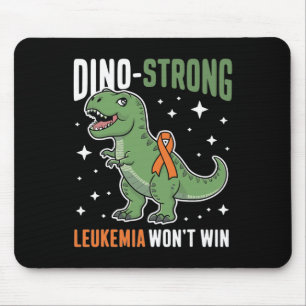 Cute Leukaemia Dino Strong T-rex Kids Dinosaur Blo Mouse Pad