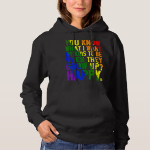 Cute Lgbt Kid Parents You Know What I Want For My  Hoodie