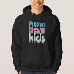 Cute Lgbt Support Protect Trans Kid Lgbt Pride Mon Hoodie