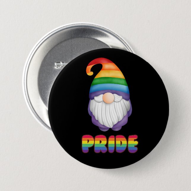 Cute LGBTQ Pride Colourful Rainbow 7.5 Cm Round Badge (Front & Back)