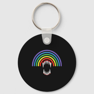 Cute Lgbtq Vamre Lgbt Halloween Ghost Rainbow Gay Key Ring