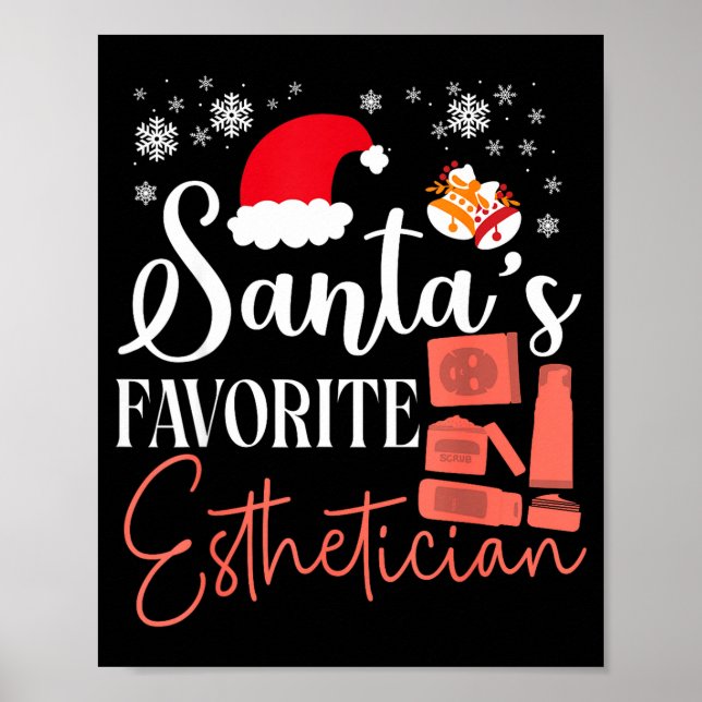 Cute Licensed Esthetician Skincare Beautician Chri Poster (Front)