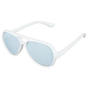 Cute light blue Baby Boy Shower gender reveal fun Aviator Sunglasses