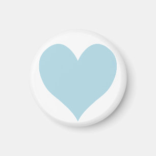 Cute Light Blue Heart Magnet