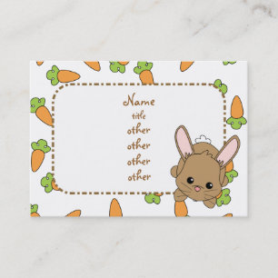 Cute Lil' Bunny Business Card