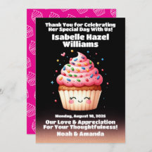 Cute L'il Cupcake Sprinkles Baby Shower Welcome