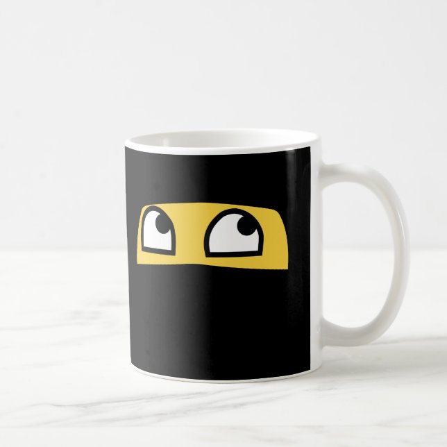 Cute lil' ninja emoji coffee mug (Right)
