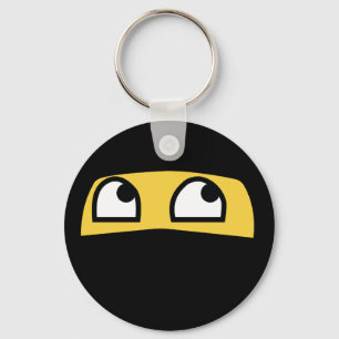 Cute lil' ninja emoji key ring