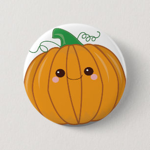 Cute Lil Pumpkin 6 Cm Round Badge