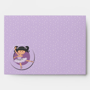 Cute Lilac Ballerina 1 Envelopes