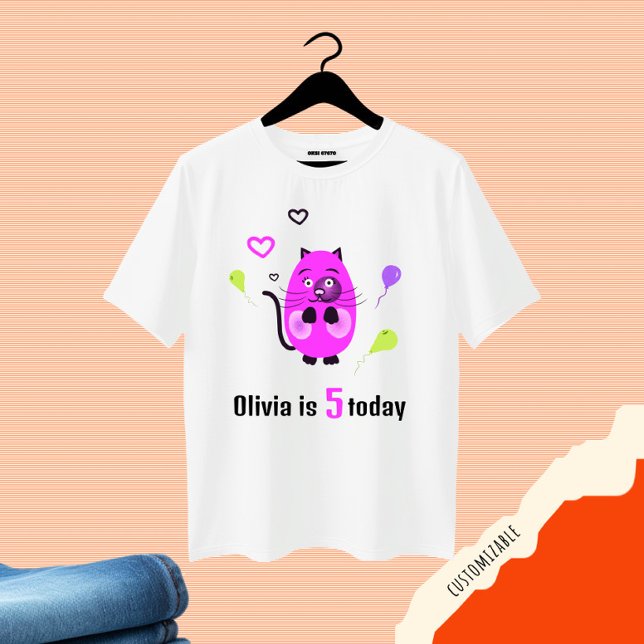 Cute lilac cat T-Shirt (Creator Uploaded)