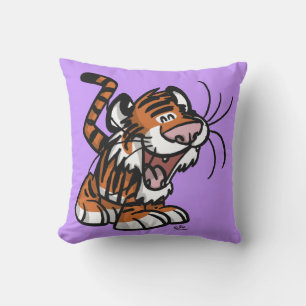 Cute Lil'Tiger Cartoon Pillow