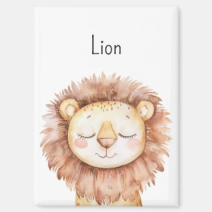 Cute Lion Animals Magnet