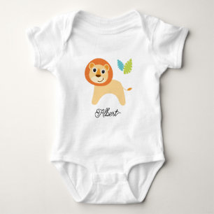 Cute Lion Baby Bodysuit