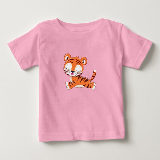 Cute Lion Baby T-Shirt (Front)