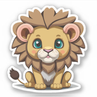 Cute Lion Cartoon Charactor