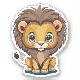 Cute Lion Cartoon Charactor