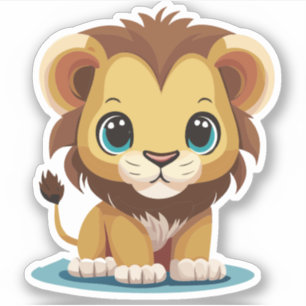 Cute Lion Cartoon Charactor