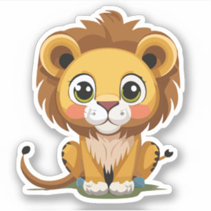 Cute Lion Cartoon Charactor