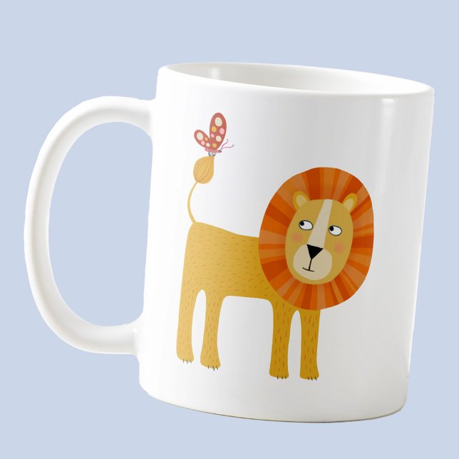 Cute Lion Coffee Mug (Fun lion coffee mug)