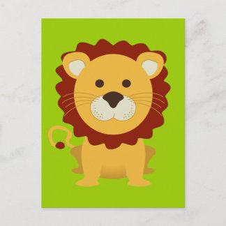 Cute Lion Postcard