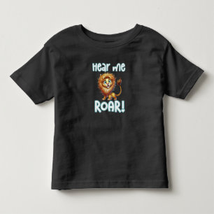 Cute Lion Safari Woodland Animal Toddler T-Shirt