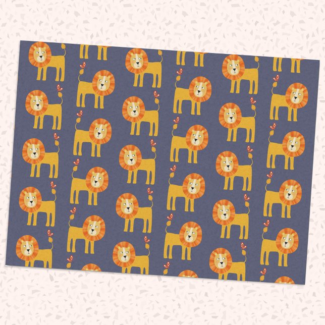 Cute Lion Tissue Paper (Creator Uploaded)