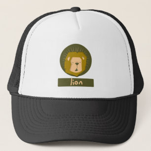 cute lion trucker hat