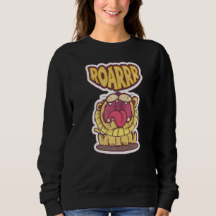 Cute Lion Wildlife Animals Jungles King Roarrr  2 Sweatshirt