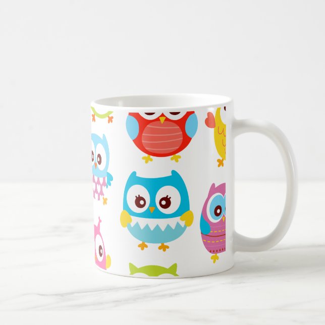 Cute Litte Owls Coffee Mug (Right)