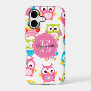 Cute Litte Owls Monogrammed
