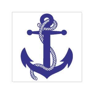 Cute Little Anchor Nautical Wedding Stationery Self-inking Stamp