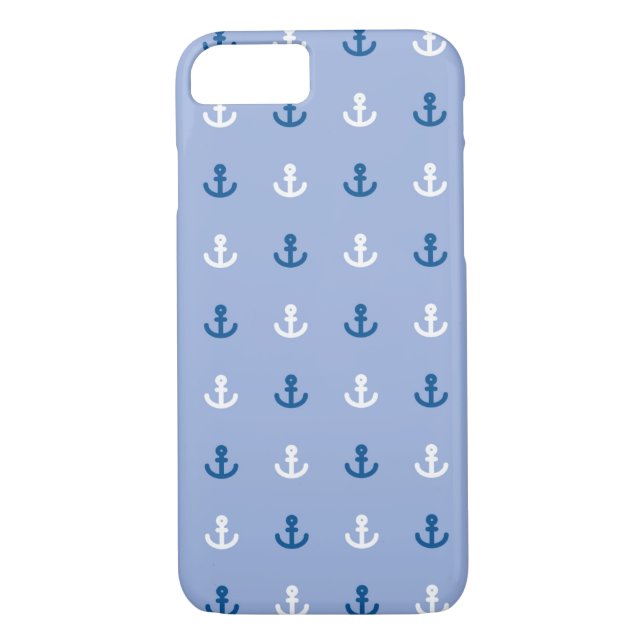 Cute Little Anchor Pattern Case-Mate iPhone Case (Back)