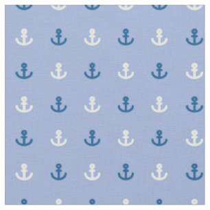 Cute Little Anchor Pattern Fabric