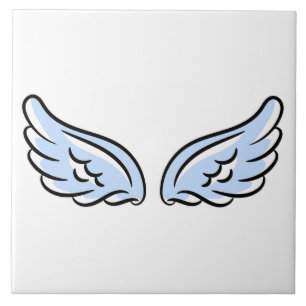 Cute Little Angel’s Wings Ceramic Tile