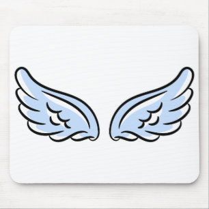 Cute Little Angel’s Wings Mouse Pad