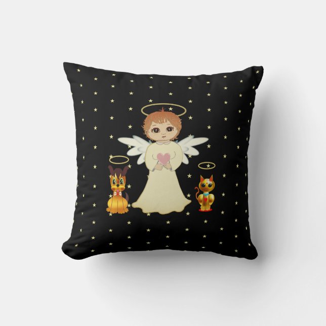 Cute Little Angels Cushion (Front)
