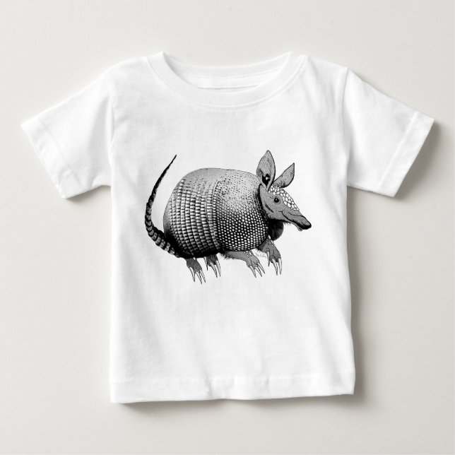 Cute Little Armadillo from Texas - Glaze Baby T-Shirt (Front)