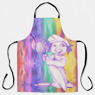 Cute little artist in the making apron