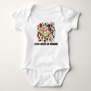 Cute little Artist in training customisable Baby Bodysuit