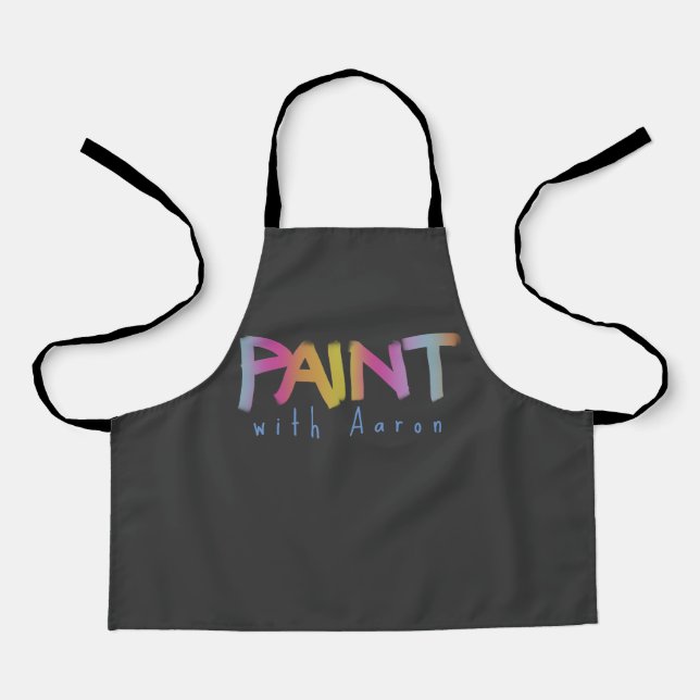Cute Little Artist Studio Apron (Front)