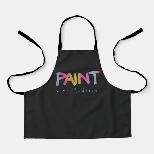 Cute Little Artist Studio Apron (Front)