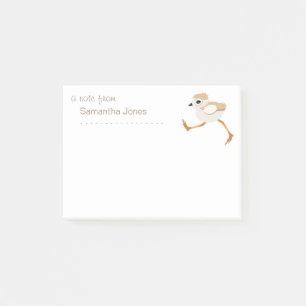 Cute Little Baby Sandpiper Piping Plover Post-it Notes