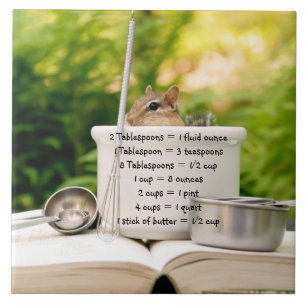 Cute Little Baker Chipmunk Trivet
