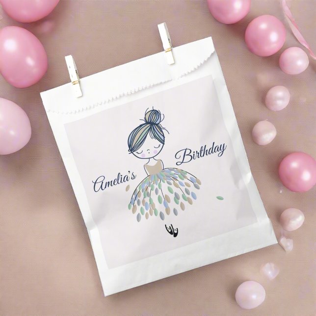 Cute Little Ballerina Princess Birthday Girls  Favour Bag (Creator Uploaded)