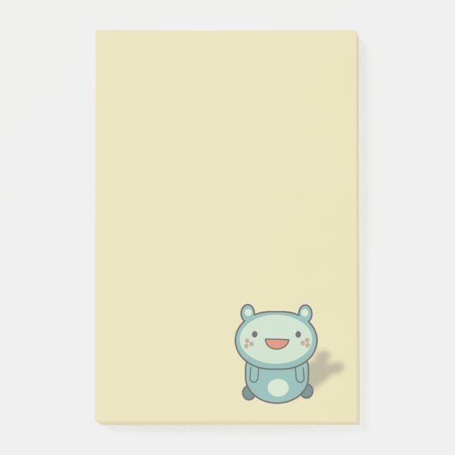 Cute little Bear Creature Post-it Notes (Front)