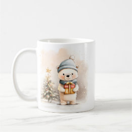 Cute Little Bear Mug Cosy Winter Gift